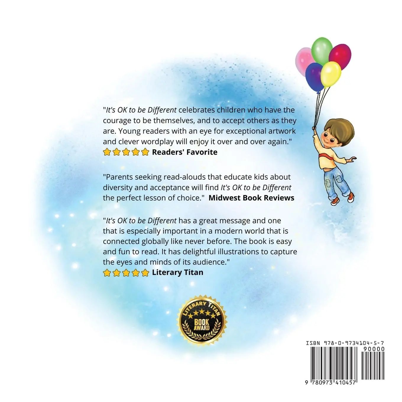 Rückseite: 9780973410457 | It's OK to be Different | Sharon Purtill | Taschenbuch | Englisch