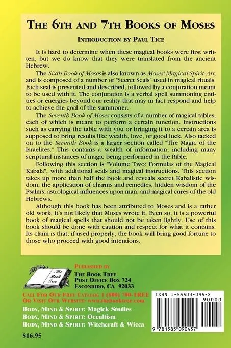 Rückseite: 9781585090457 | The 6th and 7th Books of Moses | Taschenbuch | Englisch | 1999