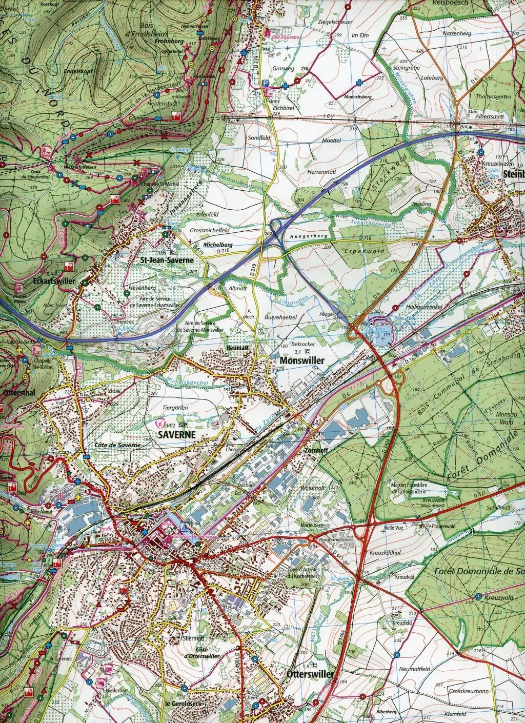 Bild: 9782758550457 | Saverne.Wasselonne.Rocher de Dabo 1:25 000 | (Land-)Karte | 2020