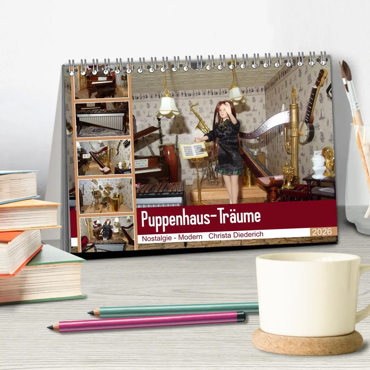 Bild: 9783457630457 | Puppenhaus-Träume (Tischkalender 2026 DIN A5 quer), CALVENDO...