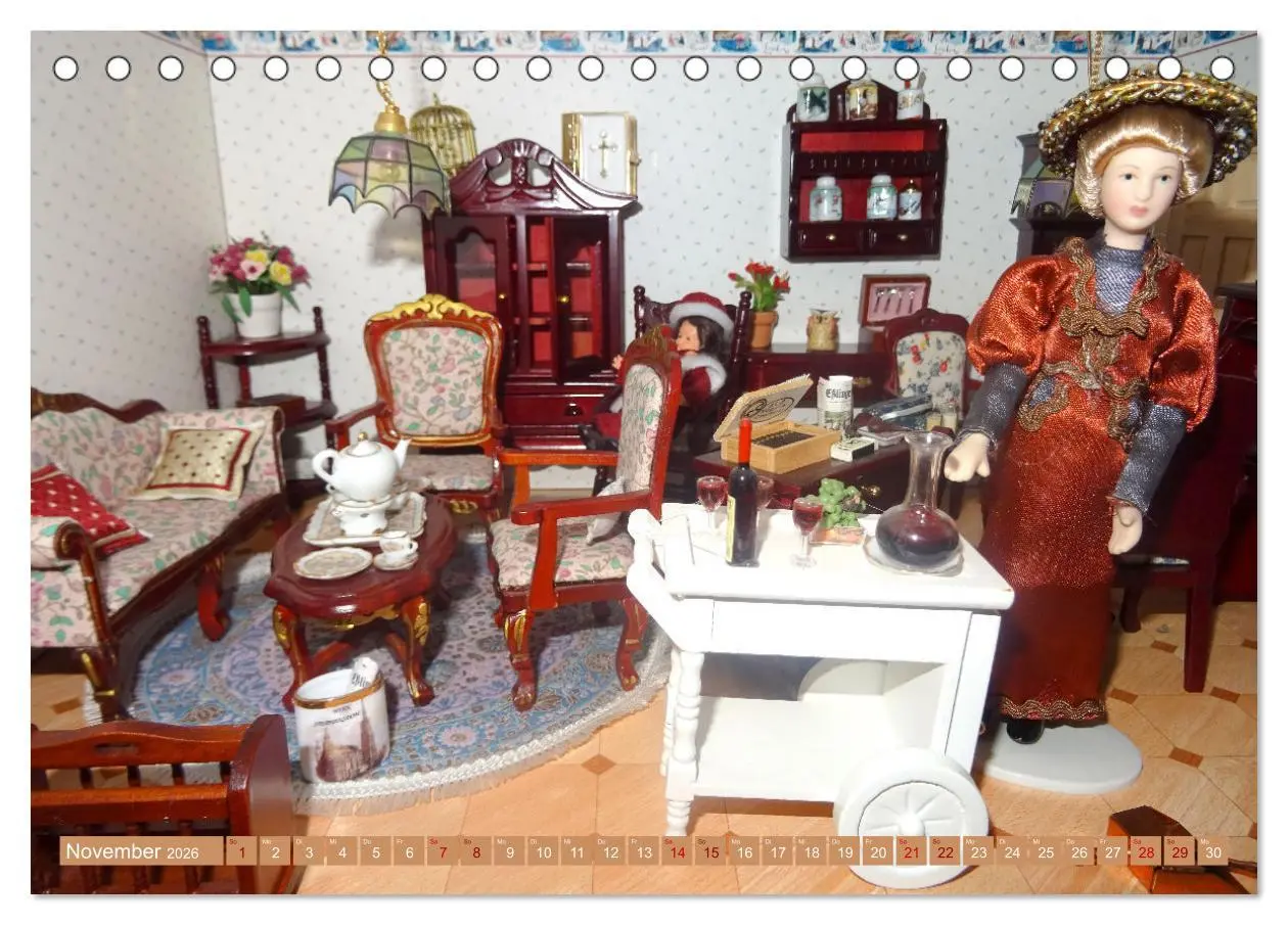 Bild: 9783457630457 | Puppenhaus-Träume (Tischkalender 2026 DIN A5 quer), CALVENDO...