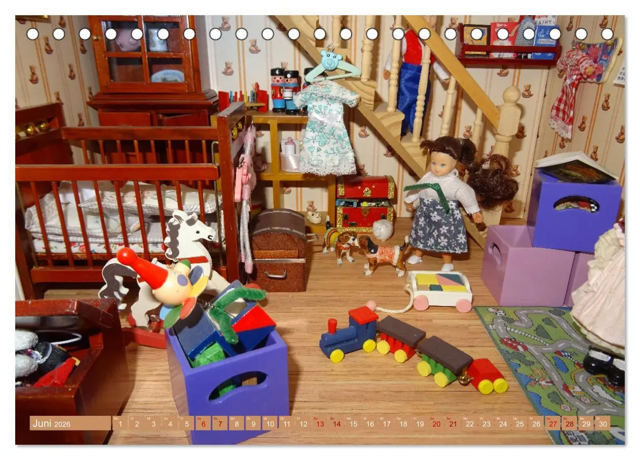 Bild: 9783457630457 | Puppenhaus-Träume (Tischkalender 2026 DIN A5 quer), CALVENDO...