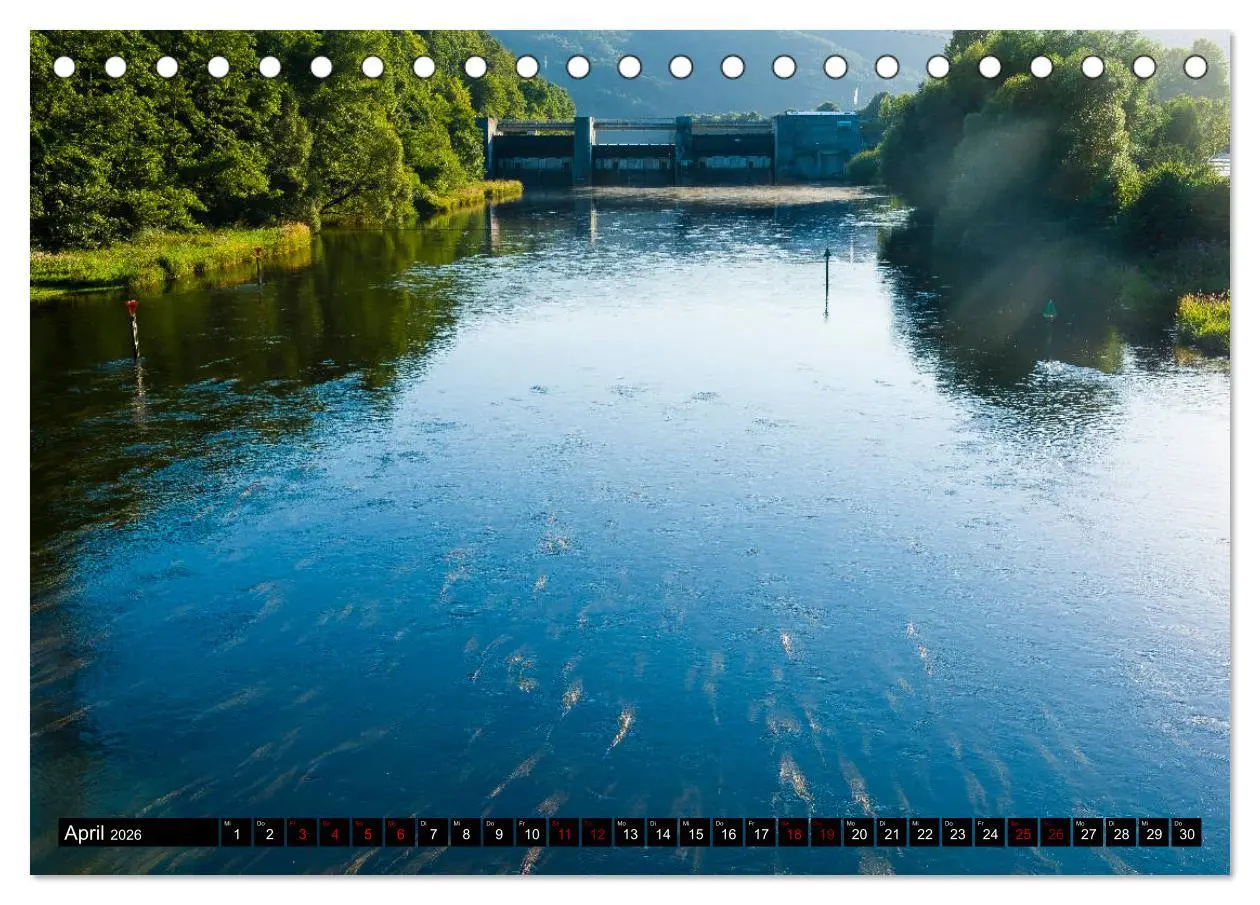 Bild: 9783457870457 | Rund um den Edersee (Tischkalender 2026 DIN A5 quer), CALVENDO...