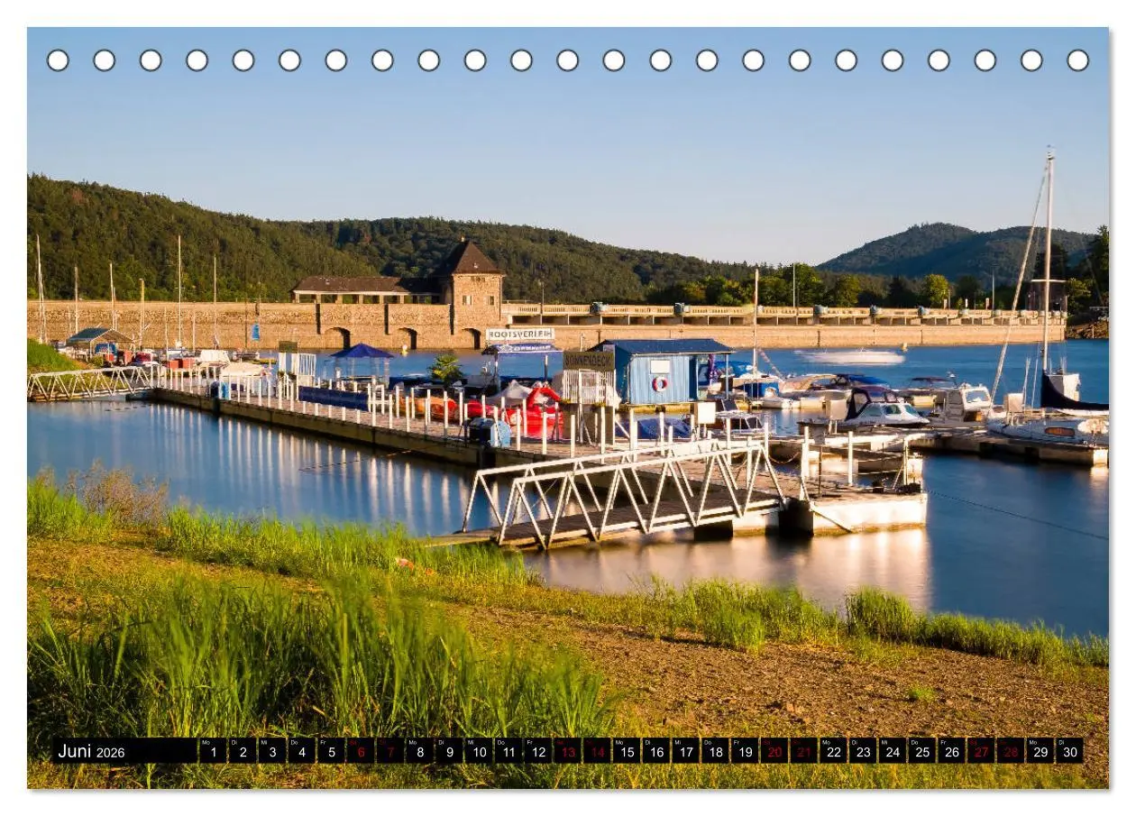 Bild: 9783457870457 | Rund um den Edersee (Tischkalender 2026 DIN A5 quer), CALVENDO...
