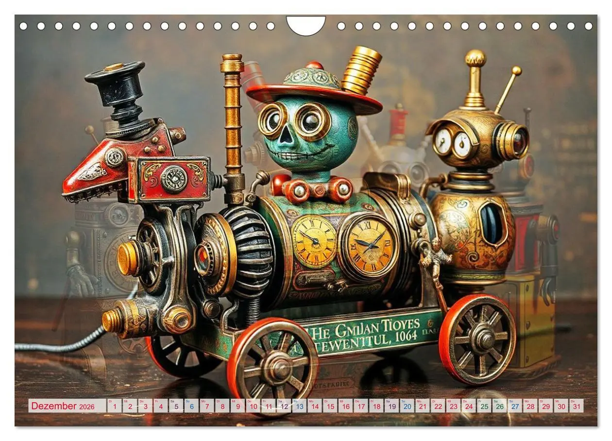 Bild: 9783516650457 | Mechanische Wunderwelten - Ein Jahr mit Steampunk Toys...