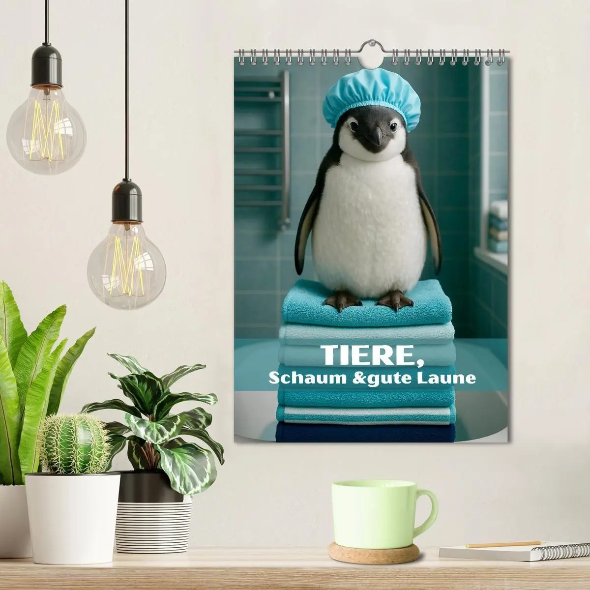 Bild: 9783516720457 | Tiere, Schaum und gute Laune (Wandkalender 2026 DIN A4 hoch),...