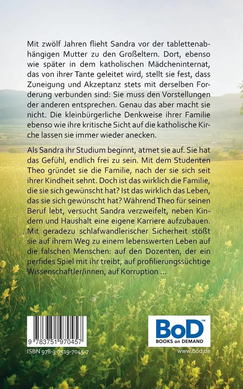 Rückseite: 9783751970457 | Sandra M. Eine Frau gibt nicht auf | Ein Tatsachen-Roman | Winter