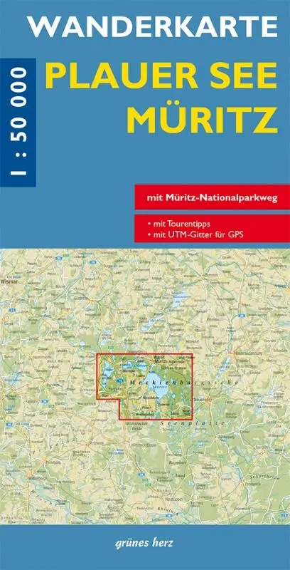 Cover: 9783866360457 | Wanderkarte Plauer See - Müritz | Maßstab 1:50.000 | (Land-)Karte