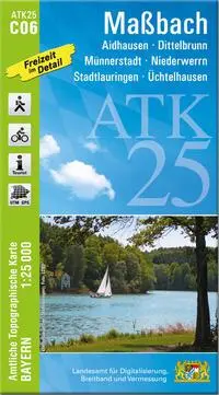 Cover: 9783987760457 | ATK25-C06 Maßbach (Amtliche Topographische Karte 1:25000) | Deutsch