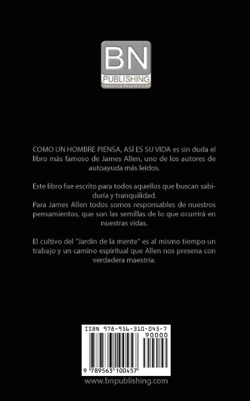 Rückseite: 9789563100457 | Como un Hombre Piensa Asi es Su Vida / As a Man Thinketh | James Allen