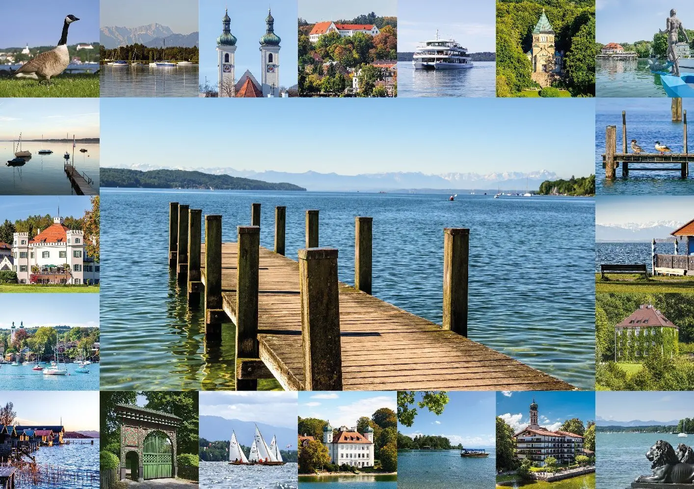 Bild: 4260472860557 | Starnberger See Puzzle | 1000 Teile | Tanja Philippeit | Spiel | 86055