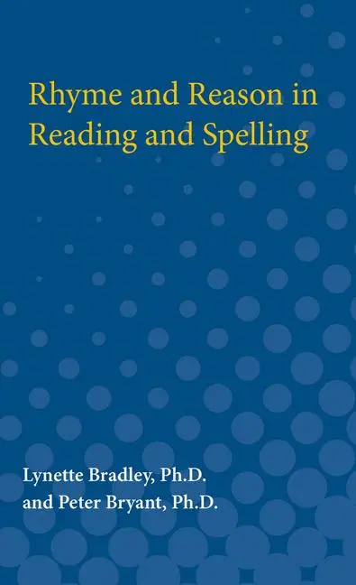 Cover: 9780472080557 | Rhyme and Reason in Reading and Spelling | Lynette Bradley | Buch