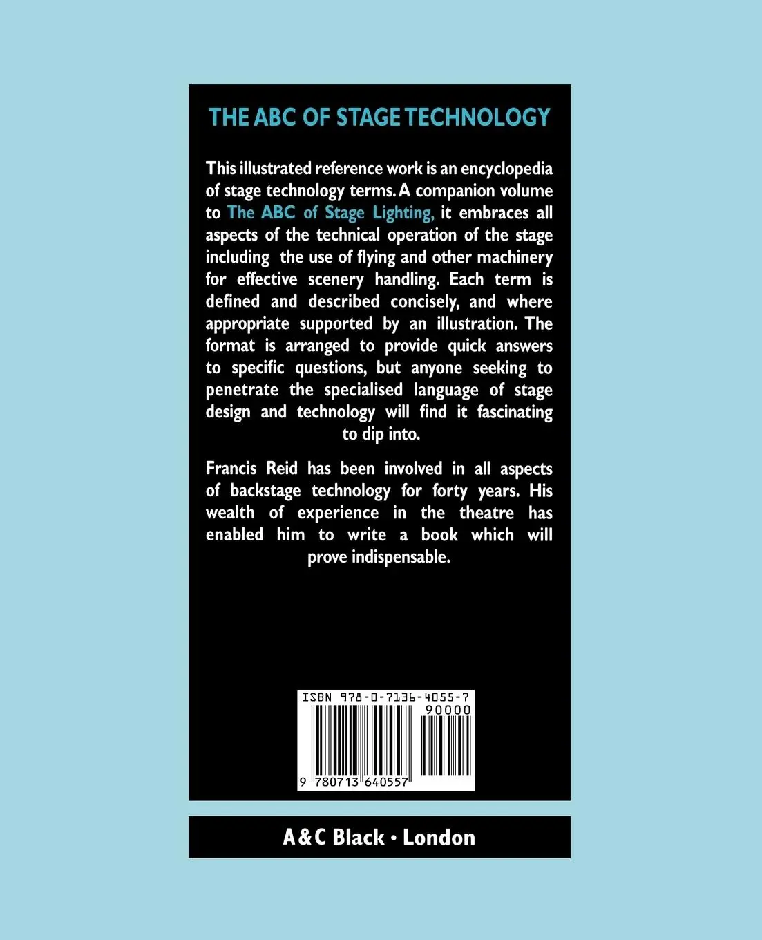 Rückseite: 9780713640557 | ABC of Stage Technology | Francis Reid | Taschenbuch | Englisch | 2007