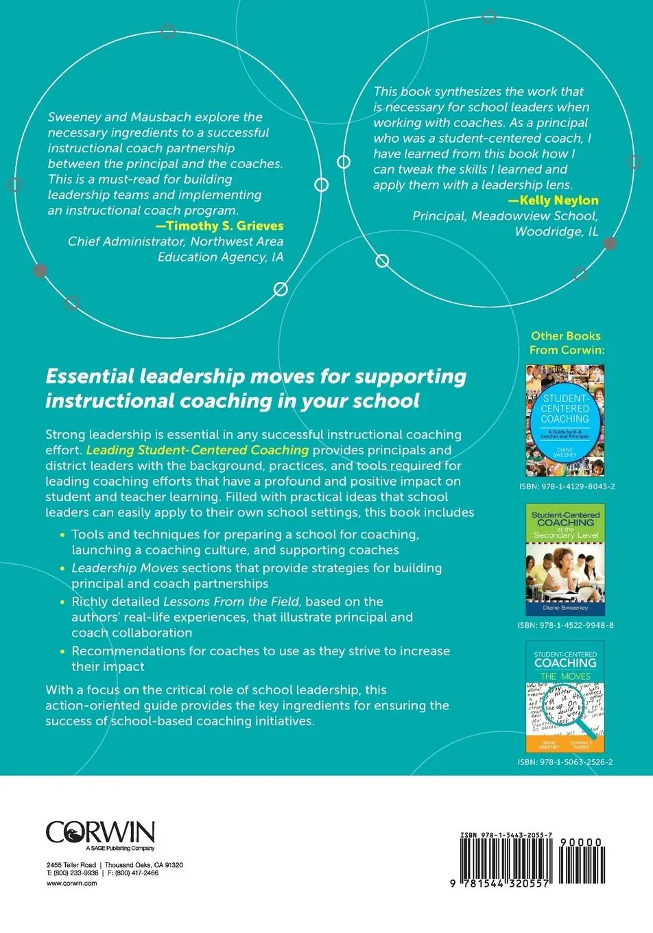 Rückseite: 9781544320557 | Leading Student-Centered Coaching | Diane Sweeney (u. a.) | Buch