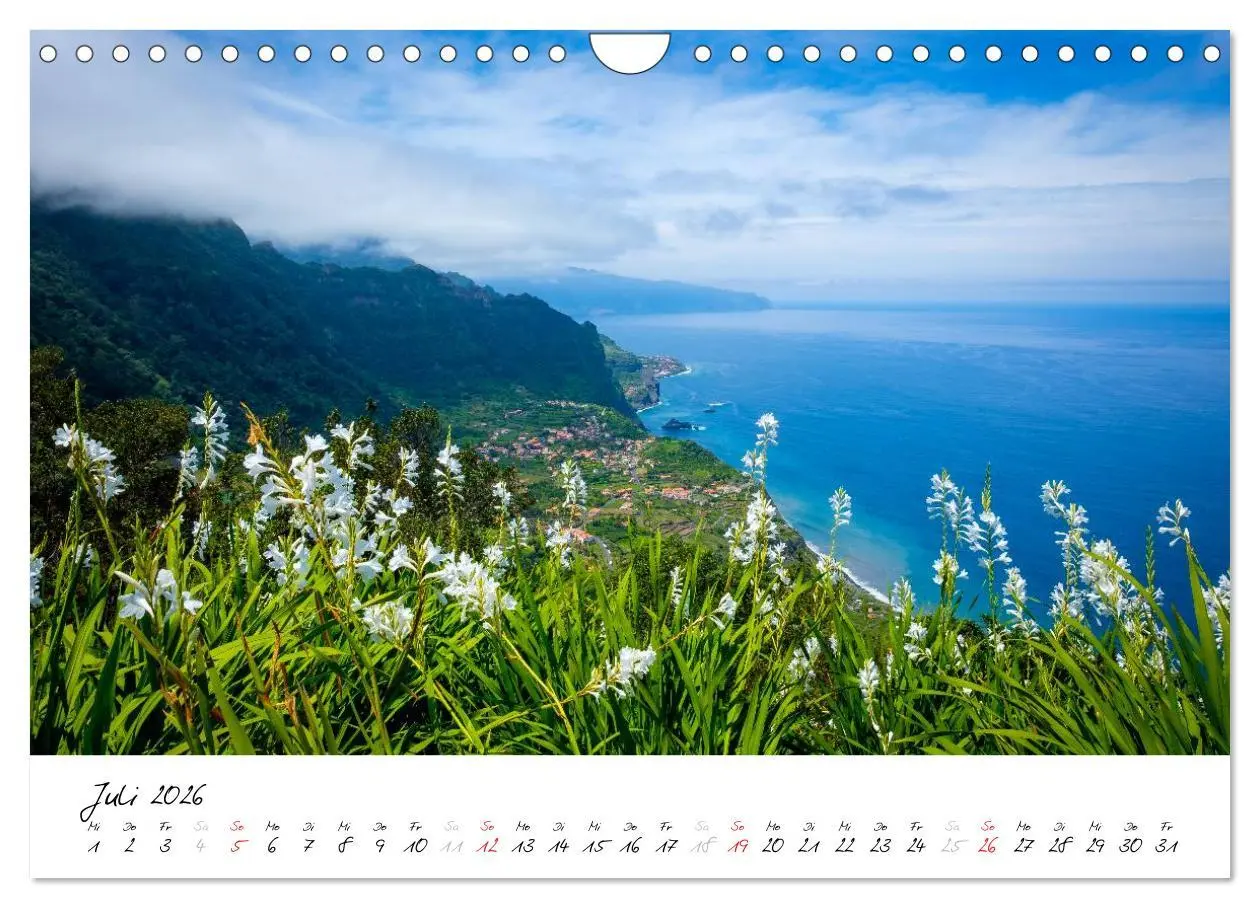 Bild: 9783516020557 | Madeira - ewiger Frühling (Wandkalender 2026 DIN A4 quer), CALVENDO...