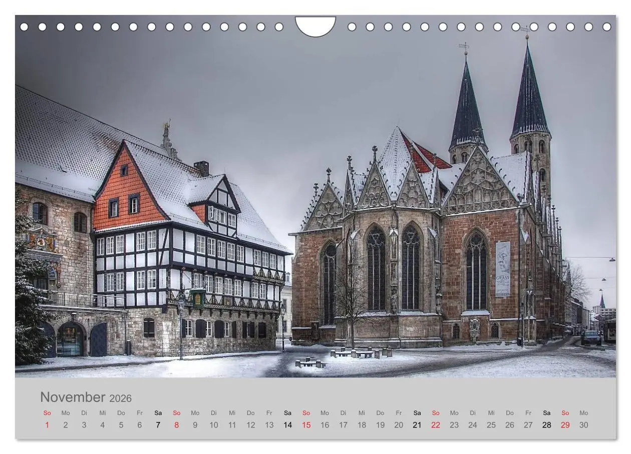 Bild: 9783516190557 | Braunschweig (Wandkalender 2026 DIN A4 quer), CALVENDO Monatskalender