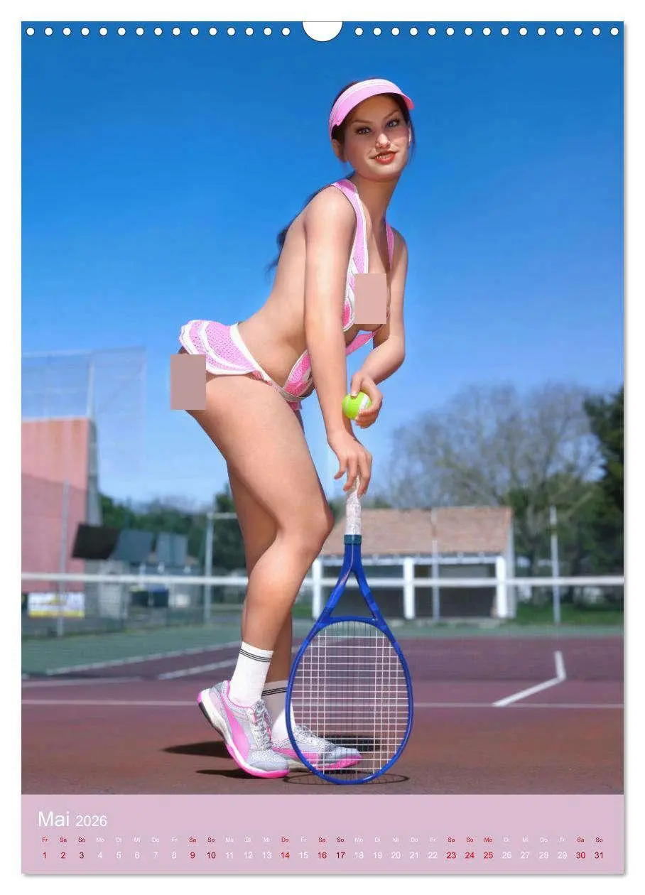 Bild: 9783516330557 | Pin Up Sport (Wandkalender 2026 DIN A3 hoch), CALVENDO Monatskalender
