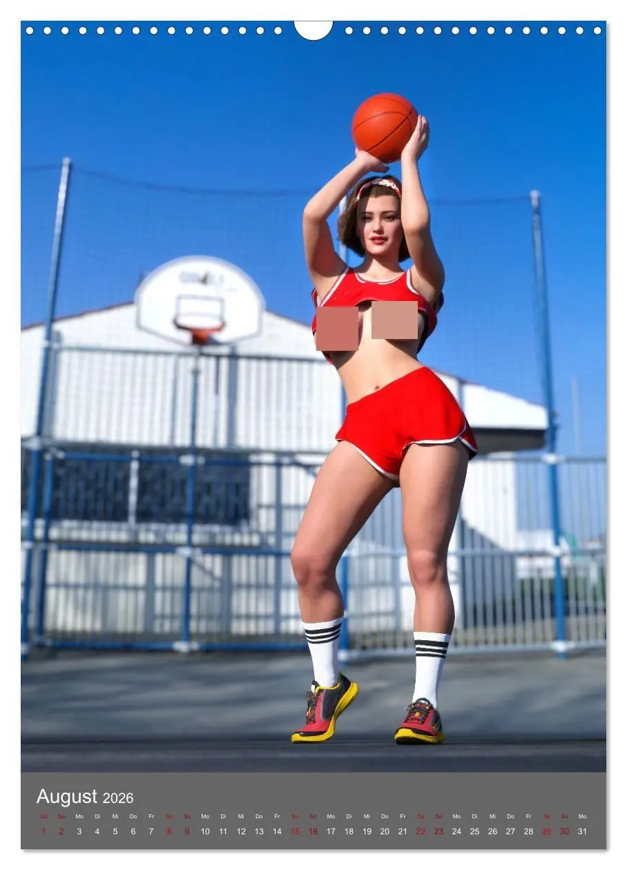 Bild: 9783516330557 | Pin Up Sport (Wandkalender 2026 DIN A3 hoch), CALVENDO Monatskalender