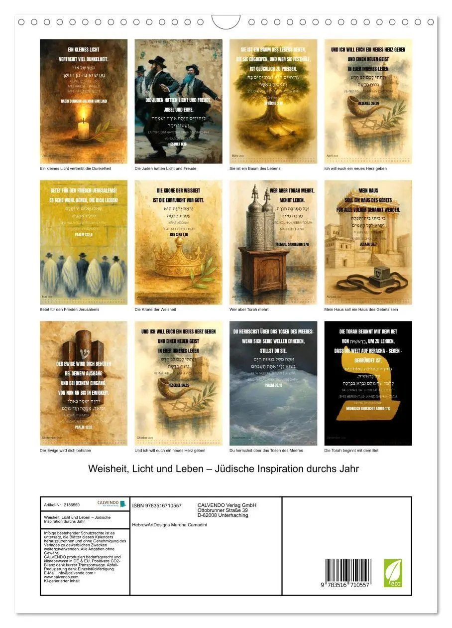Bild: 9783516710557 | Weisheit, Licht und Leben - Jüdische Inspiration durchs Jahr...