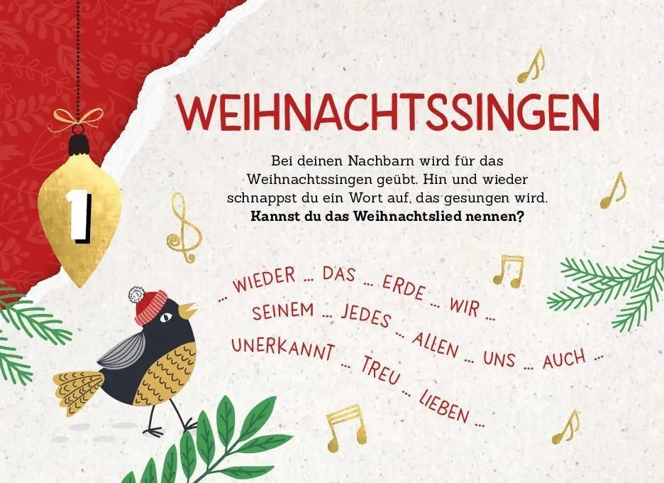 Bild: 9783625300557 | 24 Adventsrätsel I Der besondere Adventskalender | Buch | 48 S. | 2026
