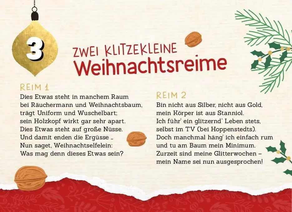 Bild: 9783625300557 | 24 Adventsrätsel I Der besondere Adventskalender | Buch | 48 S. | 2026