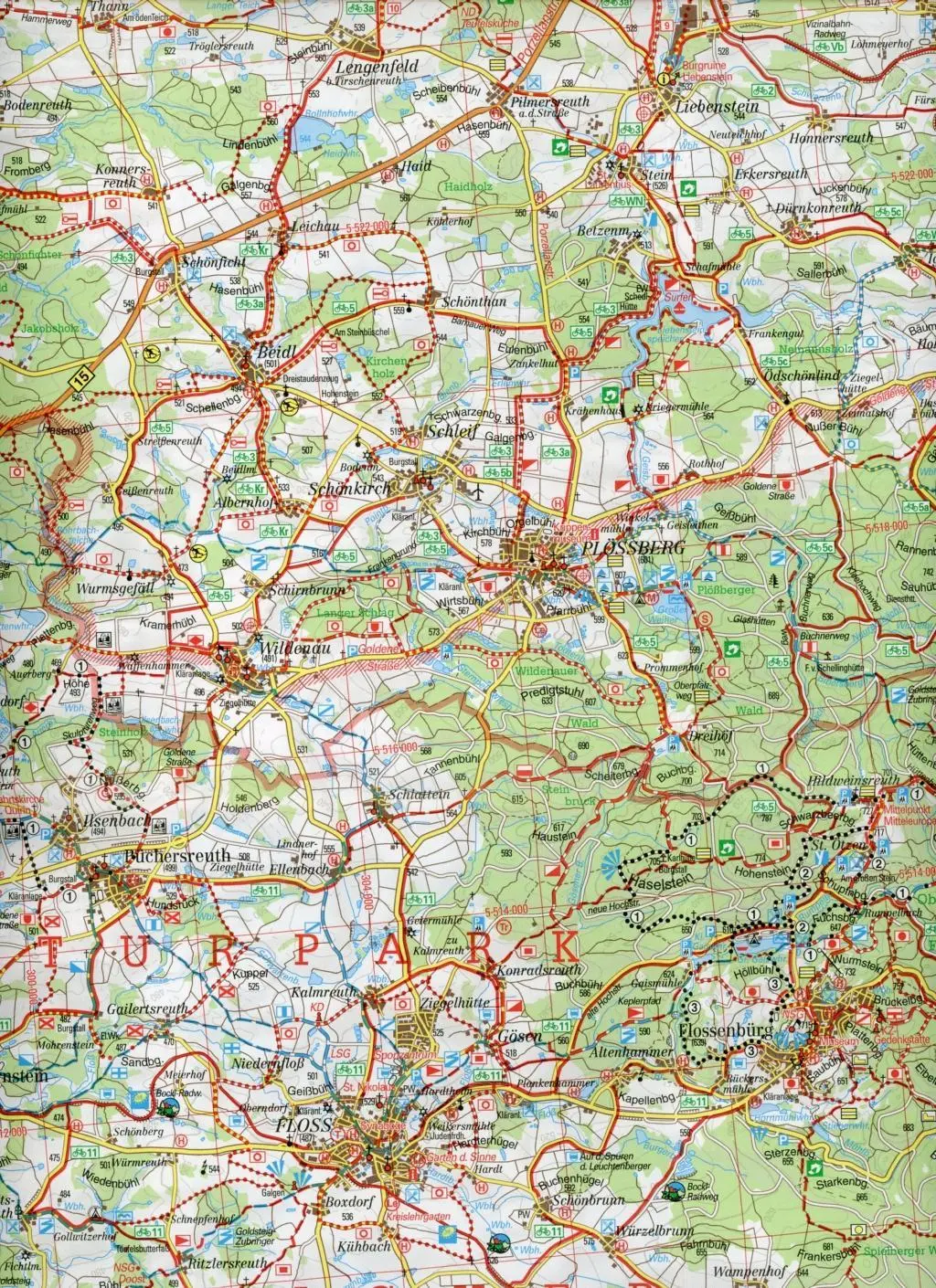 Bild: 9783861160557 | Naturpark Nördlicher Oberpfälzer Wald / Böhmerwald 1 : 50 000....