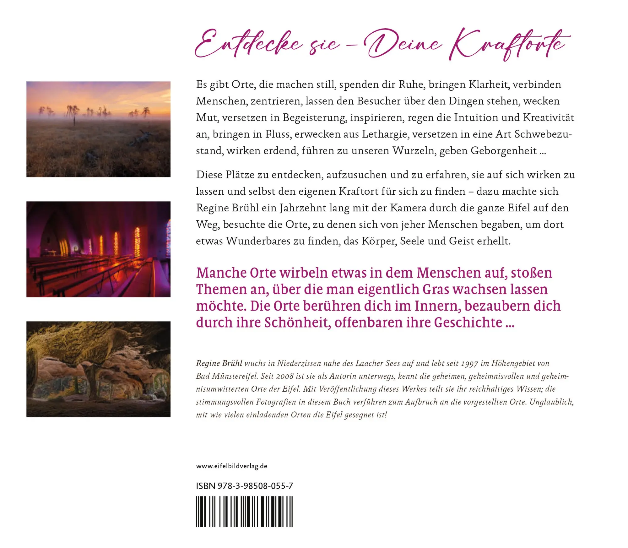 Rückseite: 9783985080557 | Kraftorte der Eifel | 50 magische und mystische Stätten voller Energie