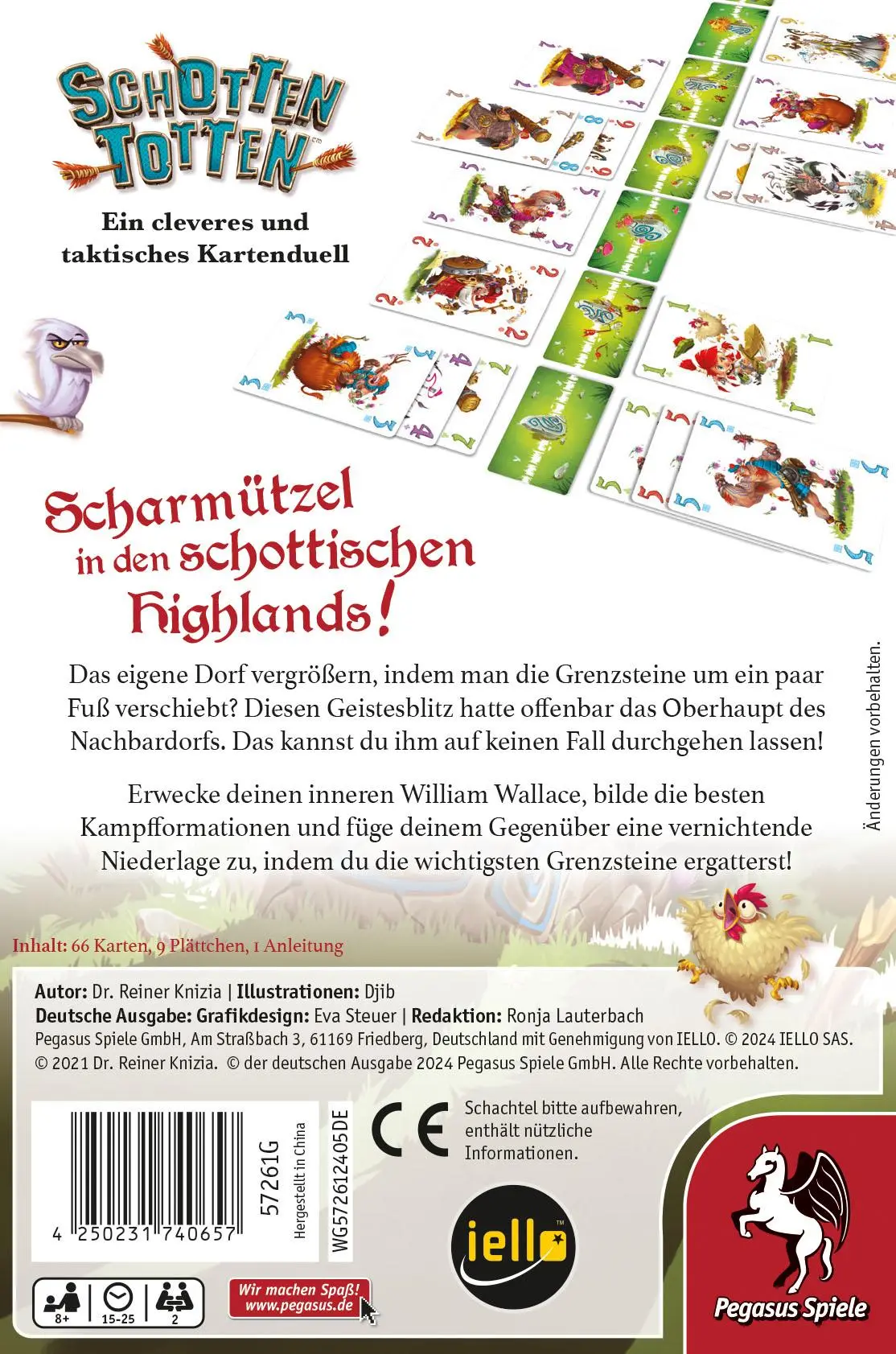 Bild: 4250231740657 | Schotten Totten | Reiner Knizia | Spiel | 57261G | Deutsch | 2024