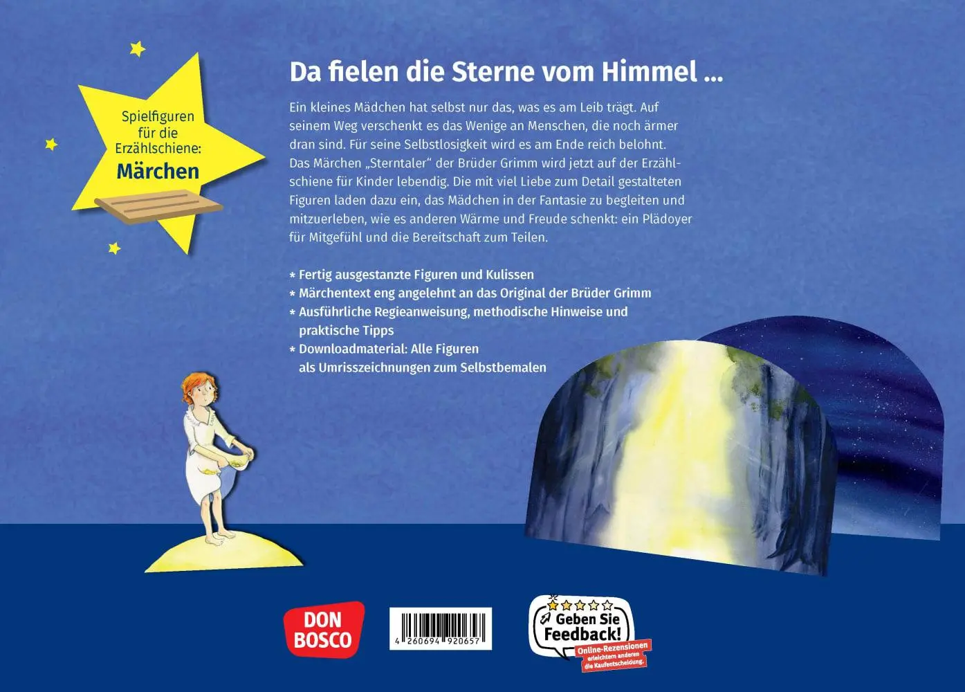 Bild: 4260694920657 | Sterntaler. Erzählschienen-Figurenset | Brüder Grimm | Bundle | 2023