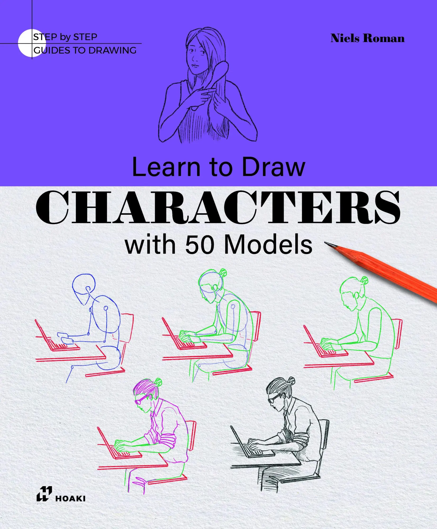 Cover: 9788410650657 | Learn to Draw Characters with 50 Models | Niels Roman | Taschenbuch