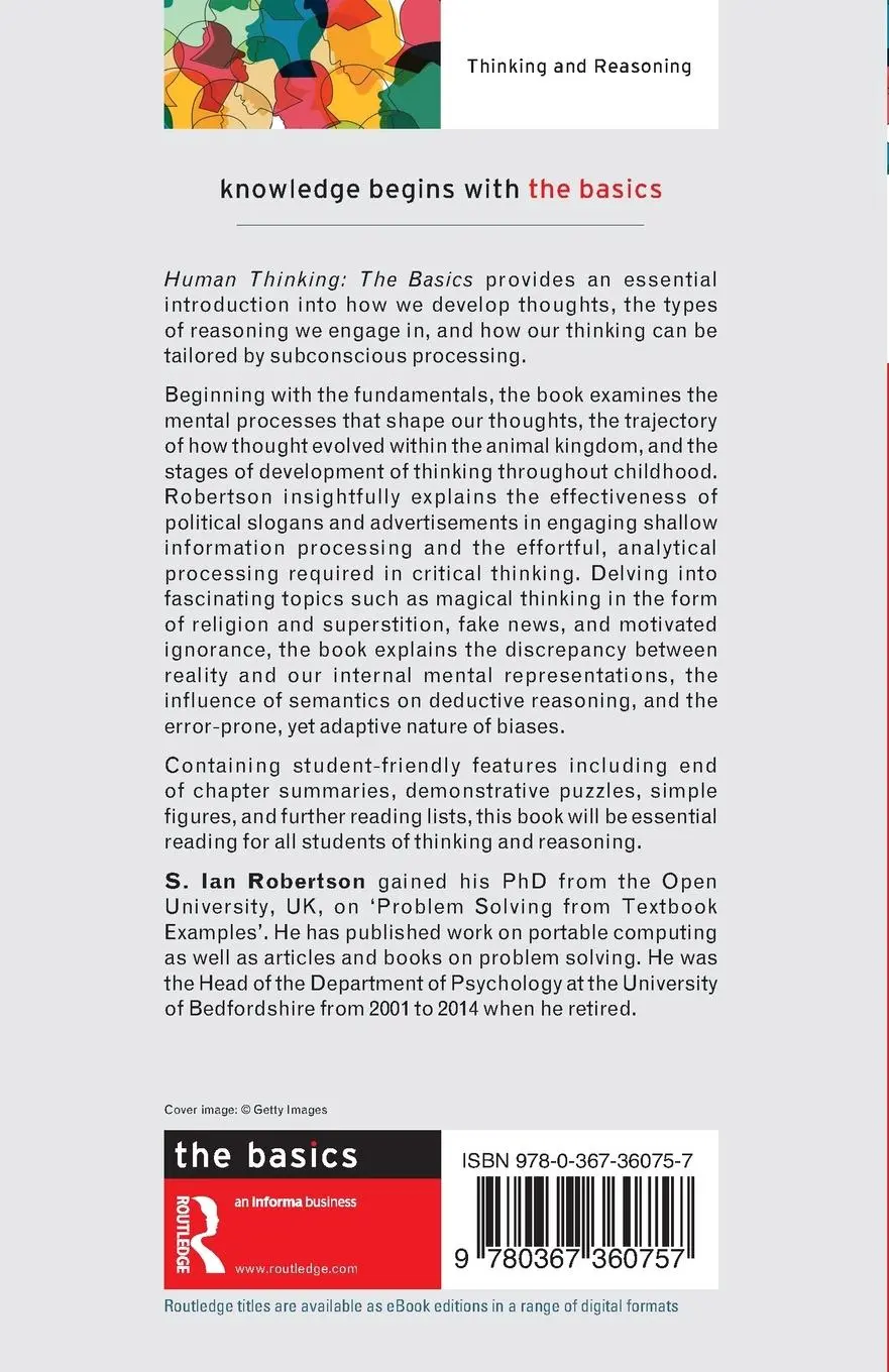 Rückseite: 9780367360757 | Human Thinking | S. Ian Robertson | Taschenbuch | Englisch | 2020