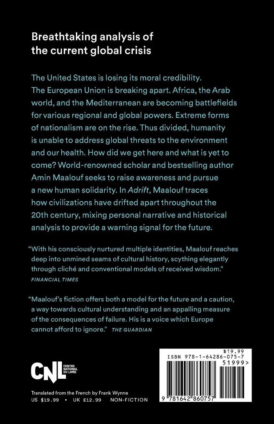 Rückseite: 9781642860757 | Adrift | How Our World Lost Its Way | Amin Maalouf | Taschenbuch