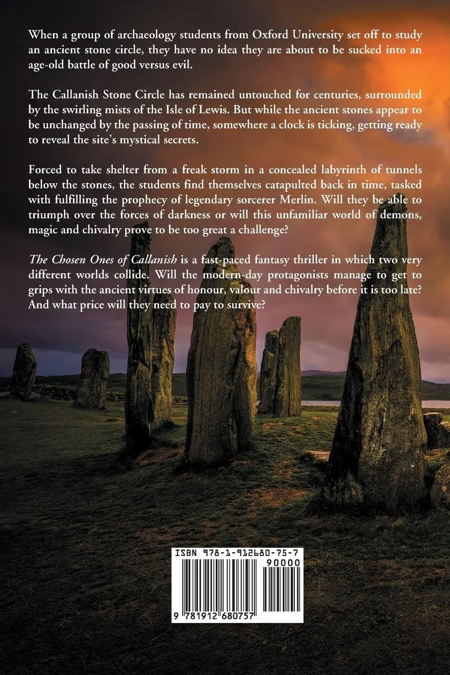 Rückseite: 9781912680757 | The Chosen Ones of Callanish | Scott Andrews | Taschenbuch | Englisch