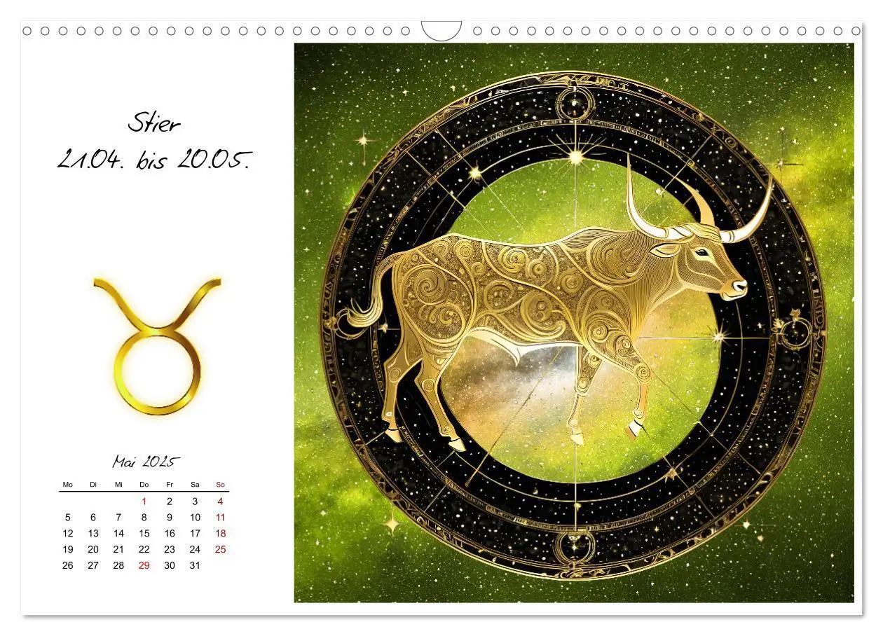 Bild: 9783457220757 | Ein Jahr in Gold (Wandkalender 2025 DIN A3 quer), CALVENDO...