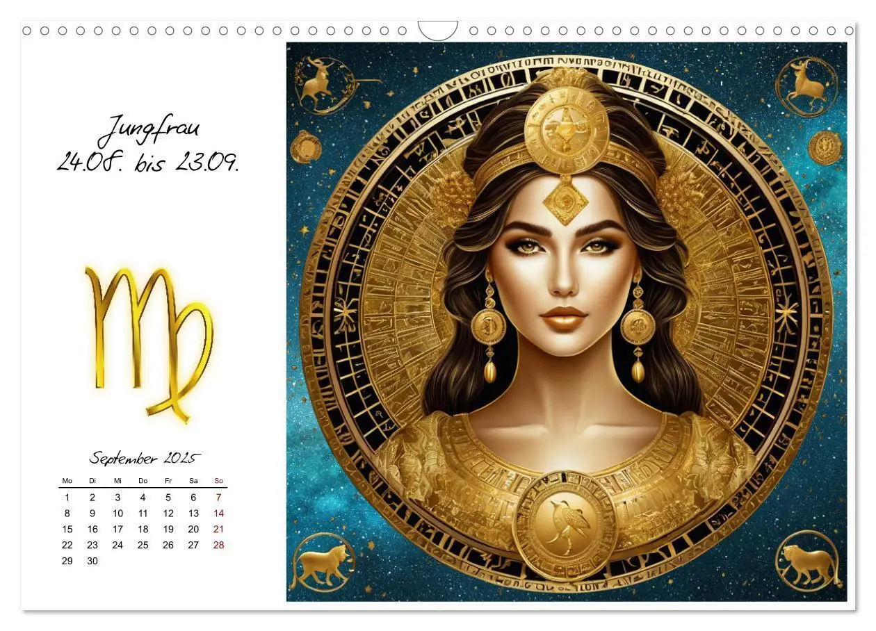 Bild: 9783457220757 | Ein Jahr in Gold (Wandkalender 2025 DIN A3 quer), CALVENDO...