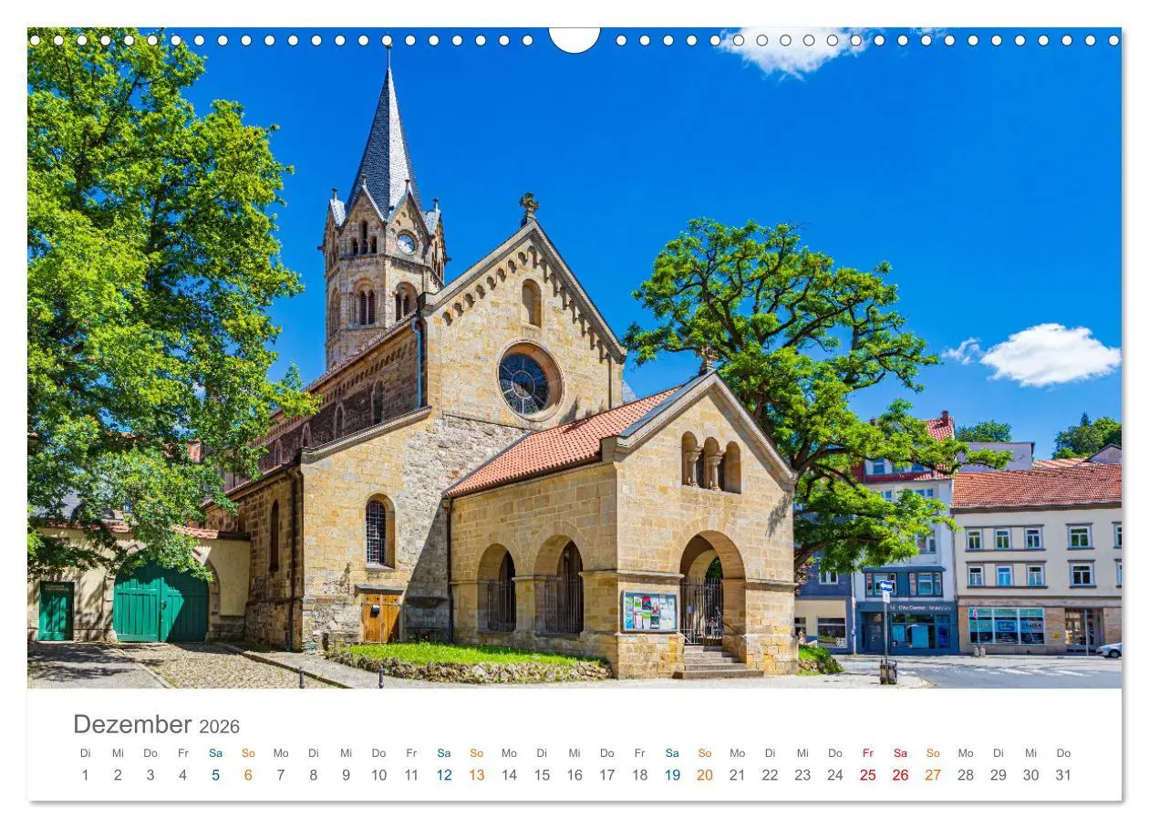 Bild: 9783457390757 | Eisenach - zu Füßen der Wartburg (Wandkalender 2026 DIN A3 quer),...