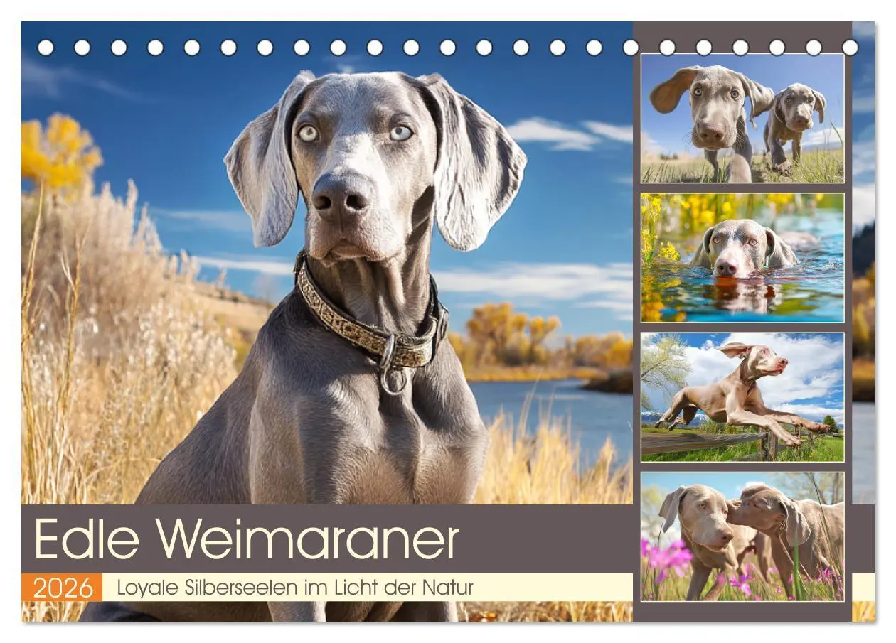 Cover: 9783457910757 | Edle Weimaraner. Loyale Silberseelen im Licht der Natur...