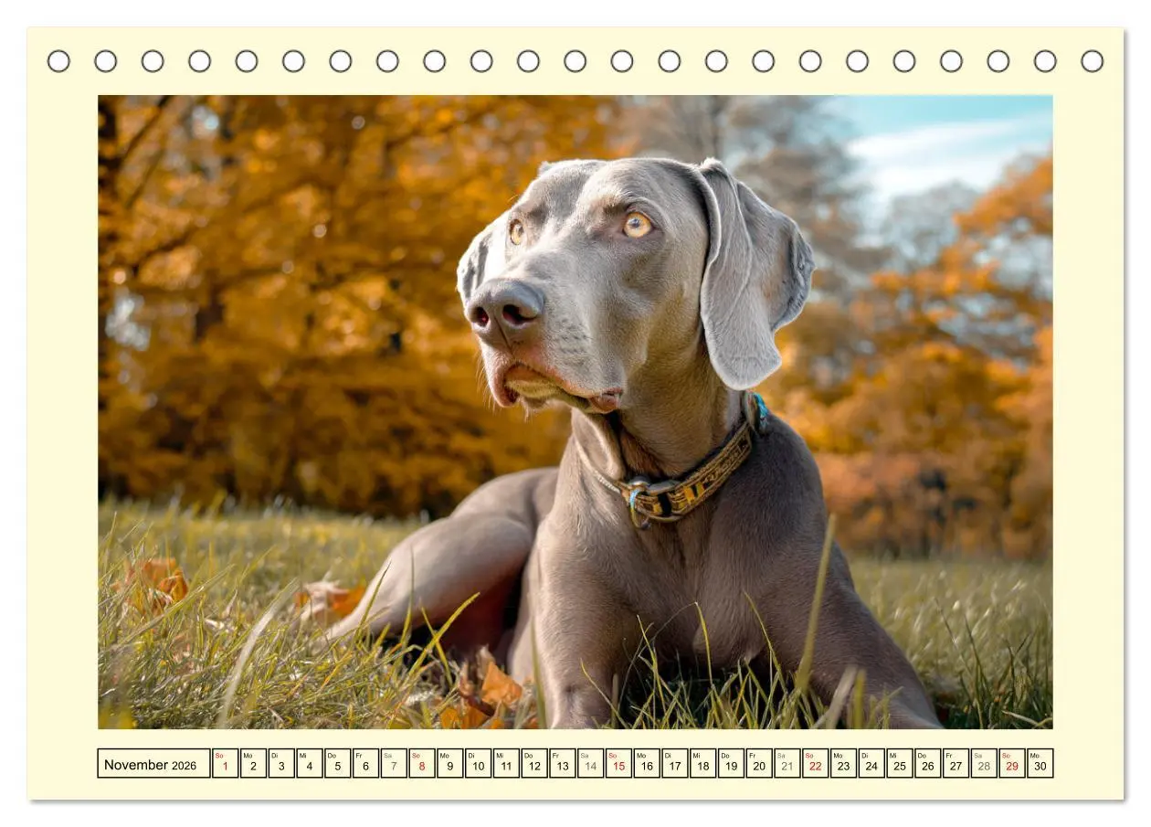 Bild: 9783457910757 | Edle Weimaraner. Loyale Silberseelen im Licht der Natur...