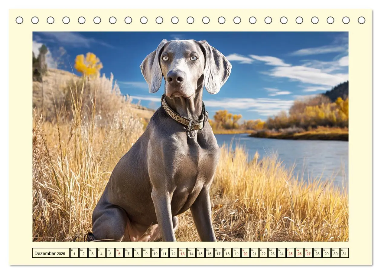 Bild: 9783457910757 | Edle Weimaraner. Loyale Silberseelen im Licht der Natur...