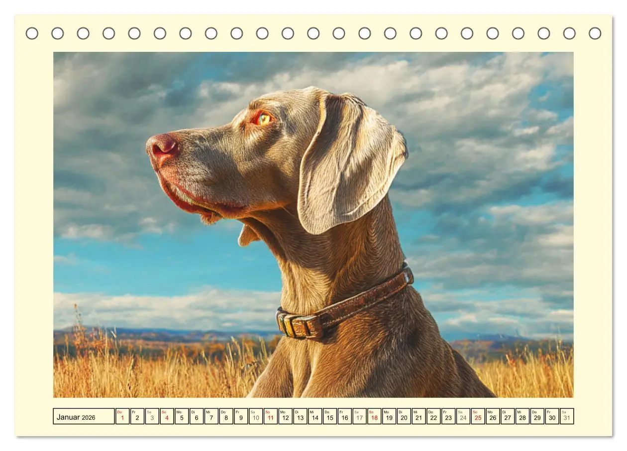 Bild: 9783457910757 | Edle Weimaraner. Loyale Silberseelen im Licht der Natur...