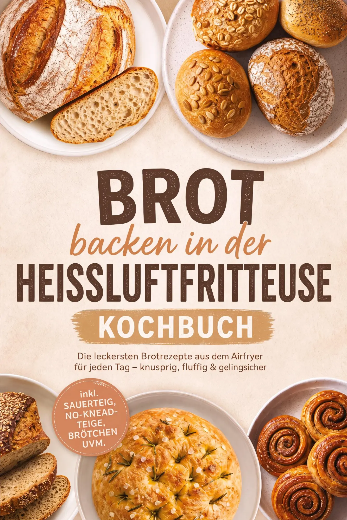 Cover: 9783694380757 | Brot backen in der Heißluftfritteuse Kochbuch: Die leckersten...