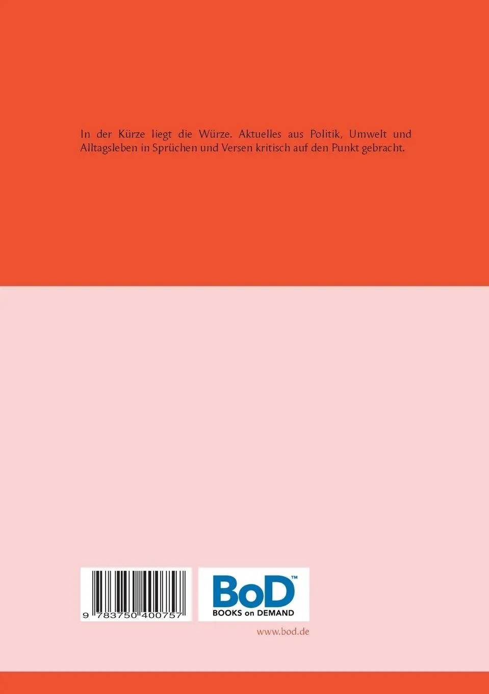Rückseite: 9783750400757 | Kaleidoskop | - des Lebens bunte Vielfalt - | Angelika Trümper | Buch