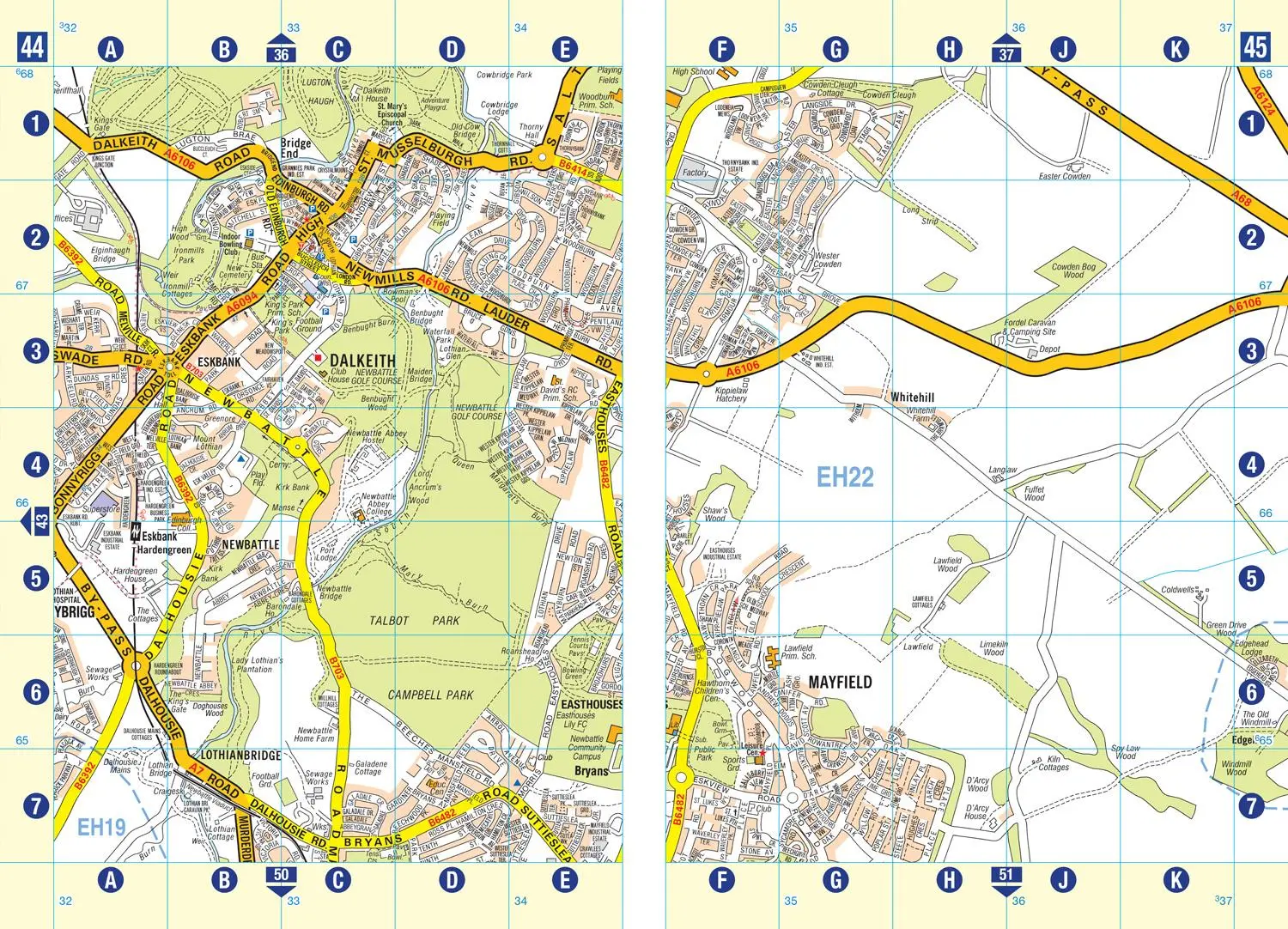 Bild: 9780008730857 | Edinburgh A-Z Street Atlas | Accurate Street Map for Easy Navigation