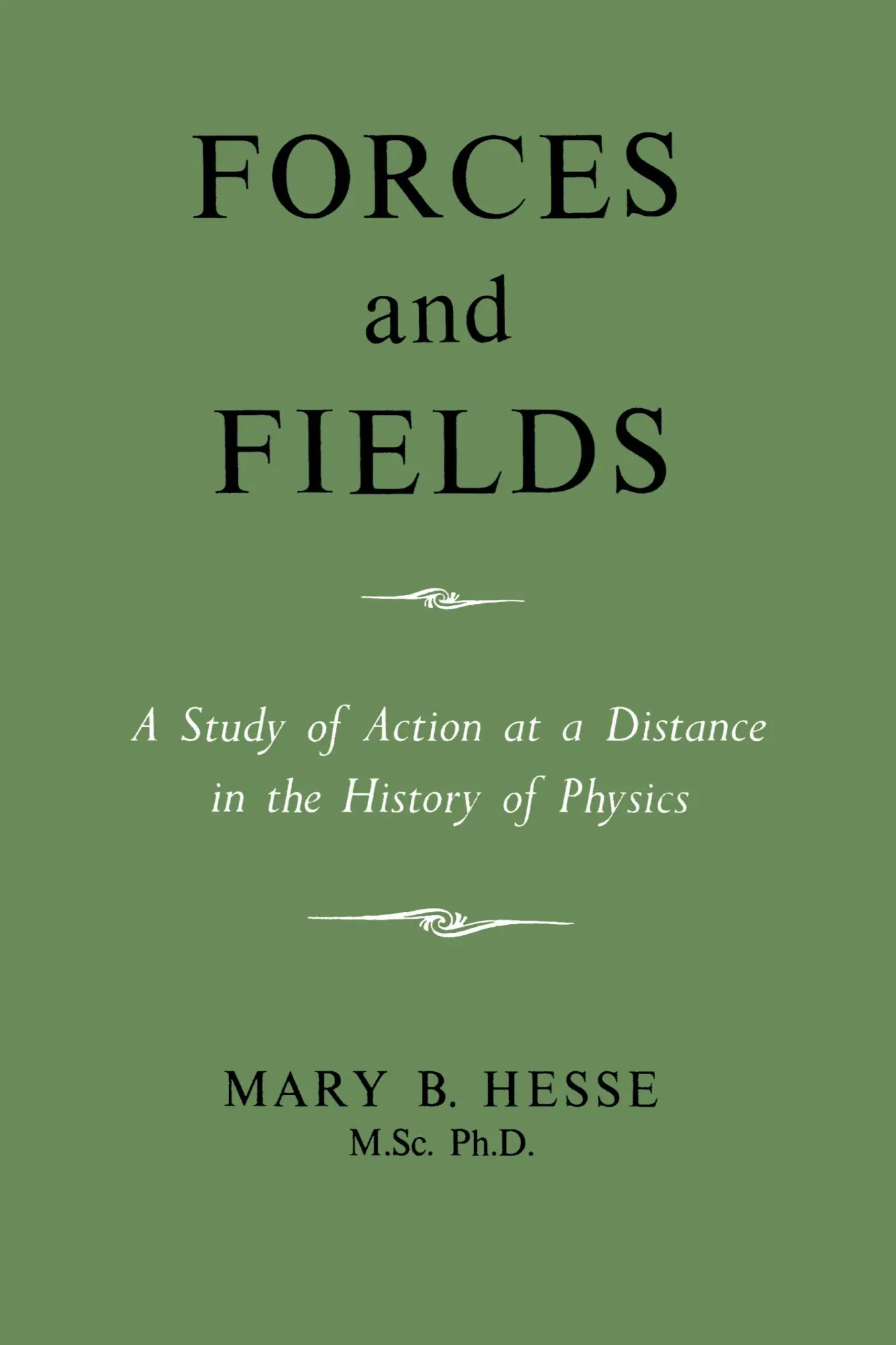 Cover: 9780806530857 | Forces and Fields | M. Sc Mary B. Hesse | Taschenbuch | Englisch