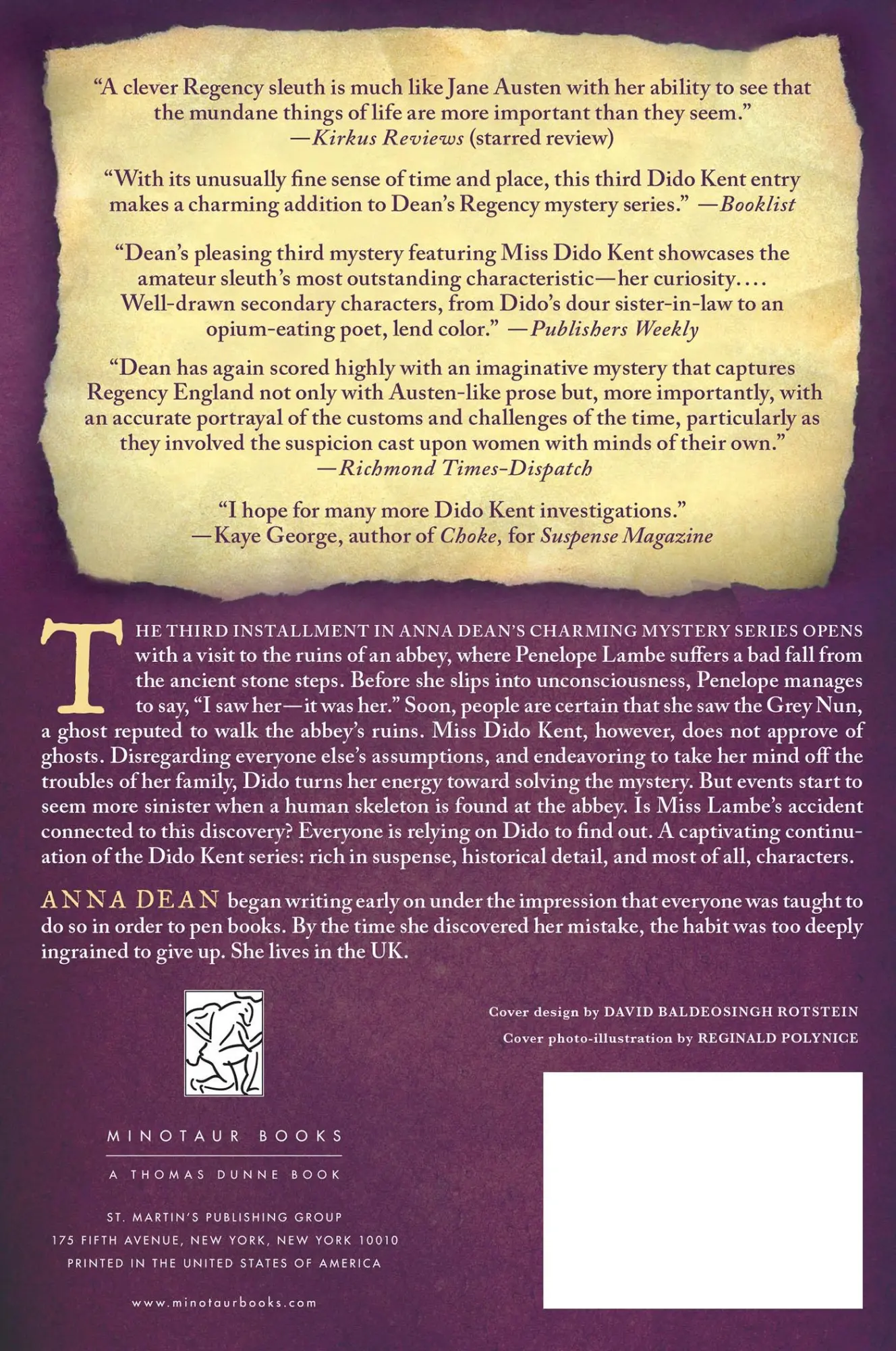 Rückseite: 9781250020857 | WOMAN OF CONSEQUENCE | Anna Dean | Taschenbuch | Englisch | 2013