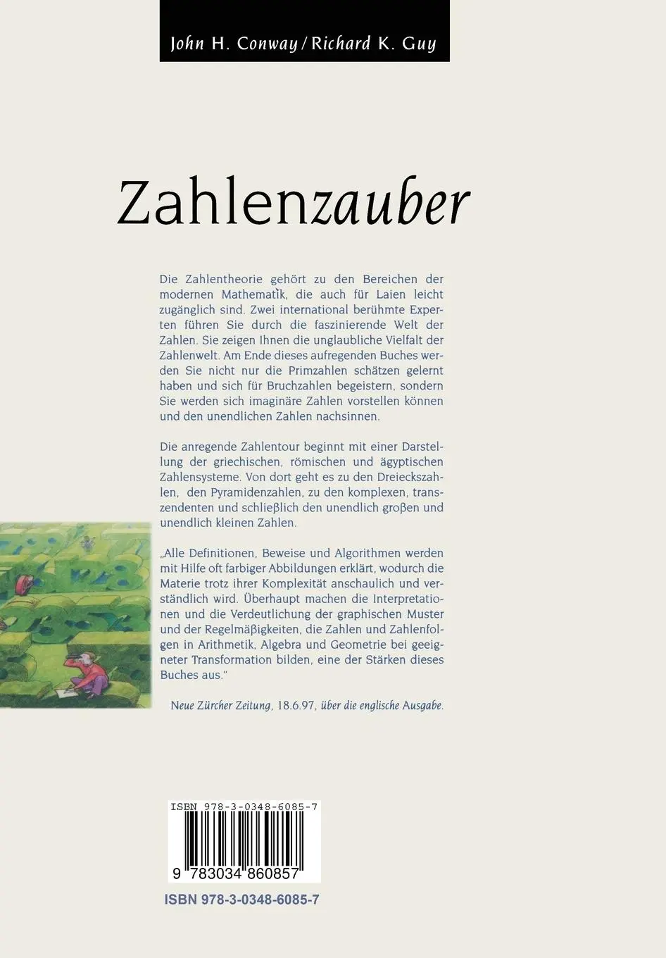 Rückseite: 9783034860857 | Zahlenzauber | Von natürlichen, imaginären und anderen Zahlen | Conway