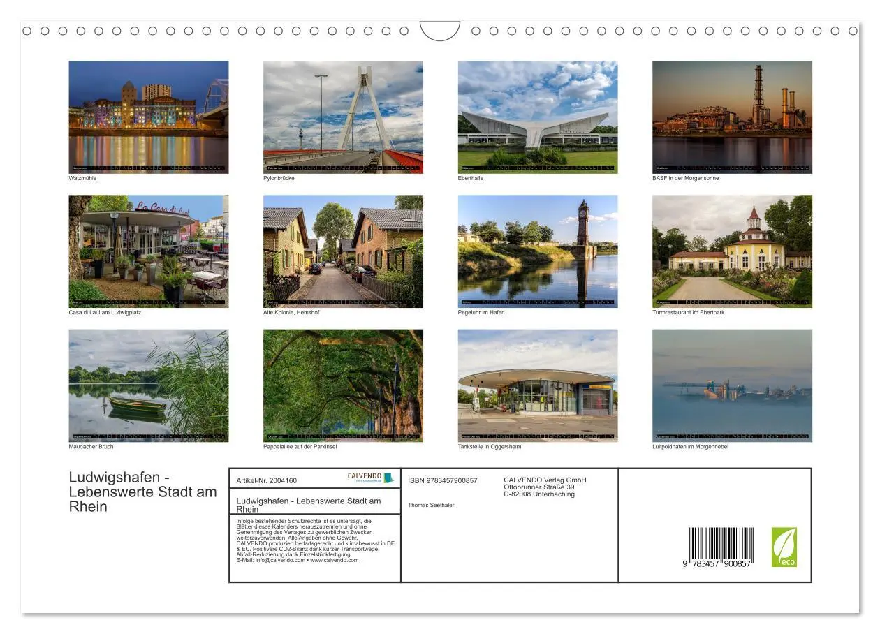 Bild: 9783457900857 | Ludwigshafen - Lebenswerte Stadt am Rhein (Wandkalender 2026 DIN A3...