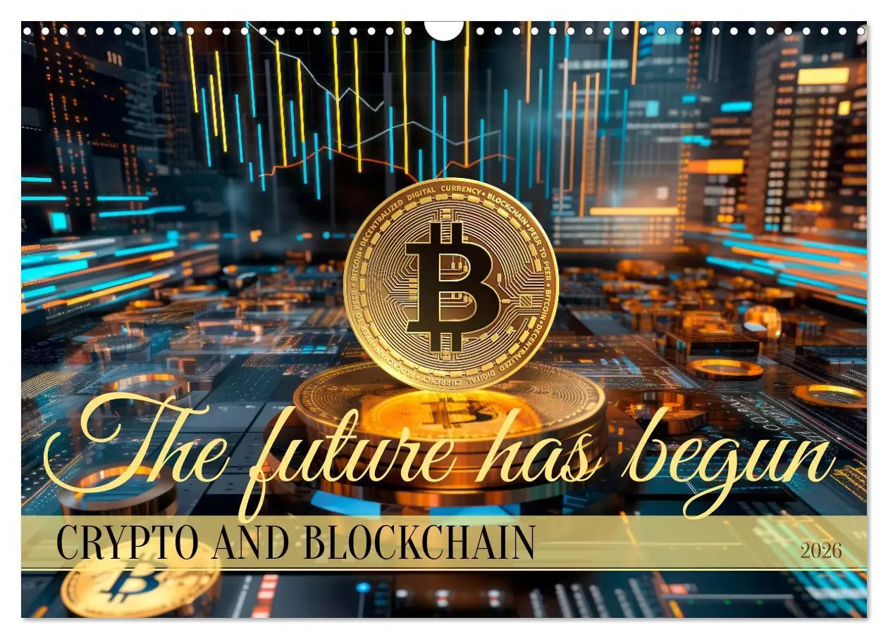 Cover: 9783516540857 | Crypto and Blockchain THE FUTURE HAS BEGUN (Wall Calendar 2026 DIN...
