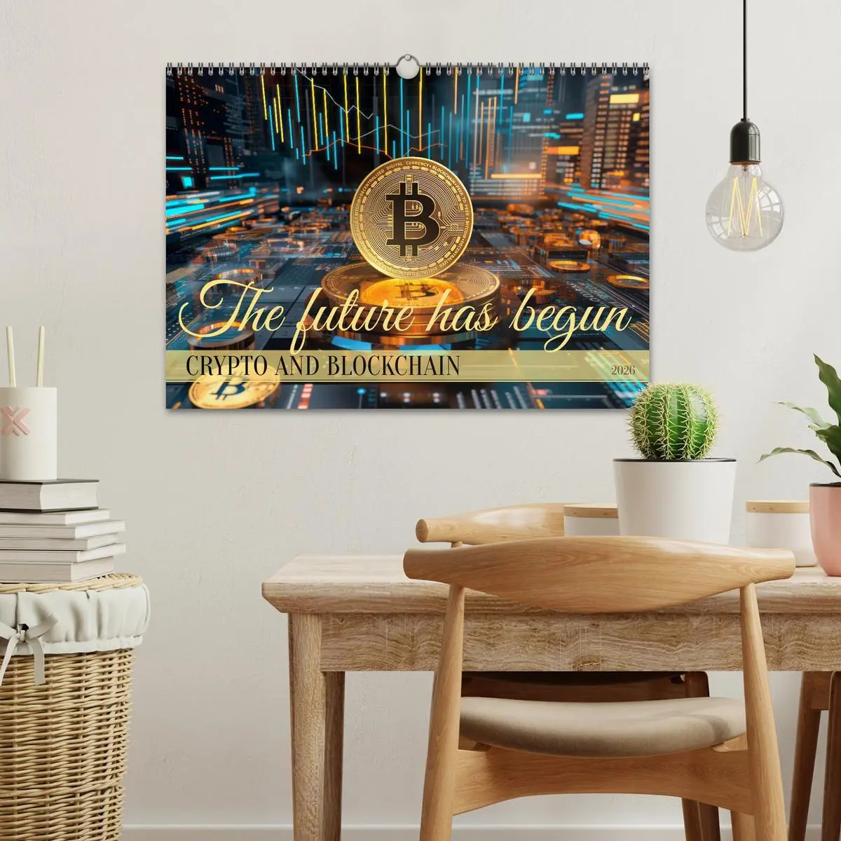 Bild: 9783516540857 | Crypto and Blockchain THE FUTURE HAS BEGUN (Wall Calendar 2026 DIN...