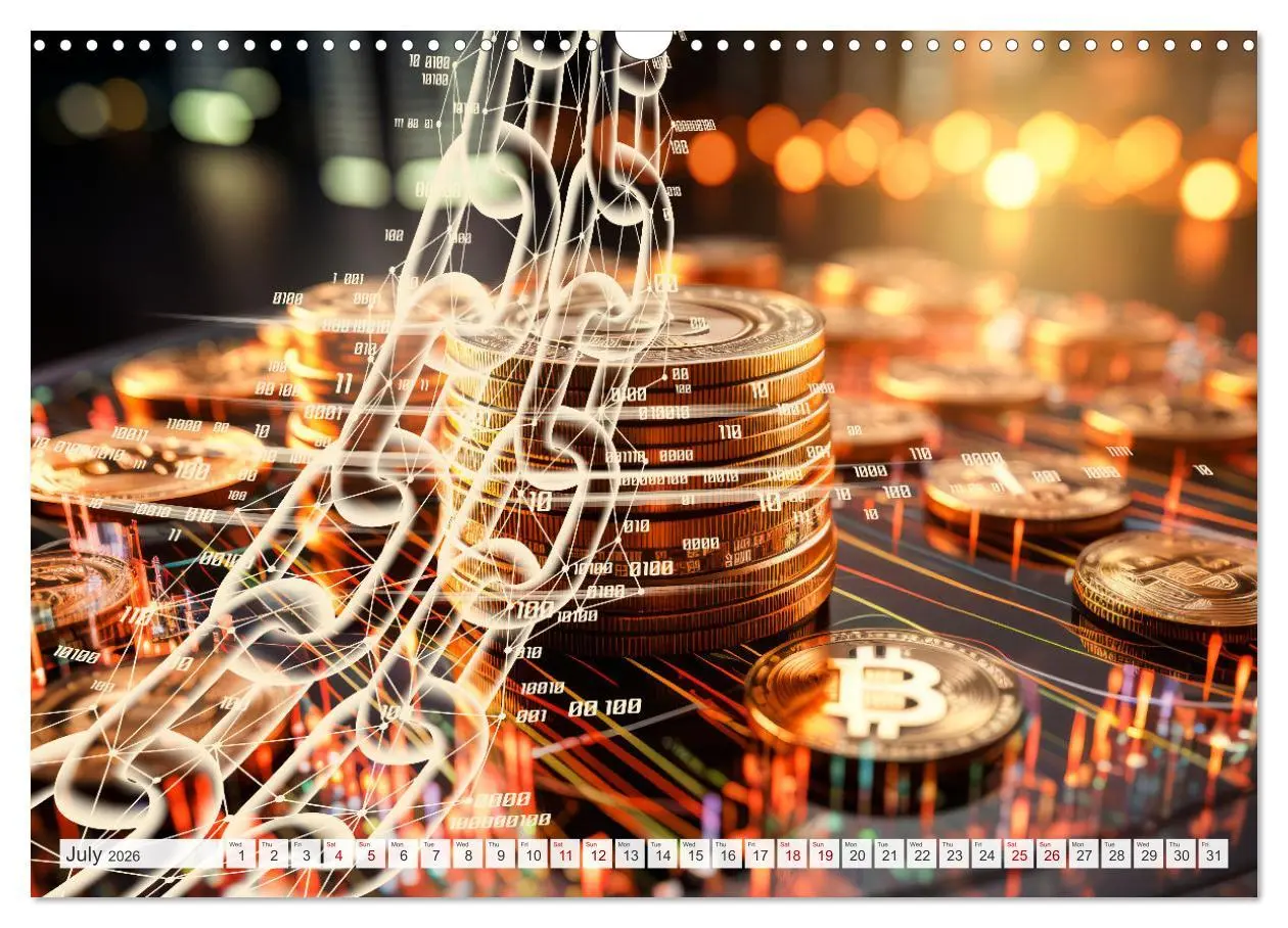 Bild: 9783516540857 | Crypto and Blockchain THE FUTURE HAS BEGUN (Wall Calendar 2026 DIN...